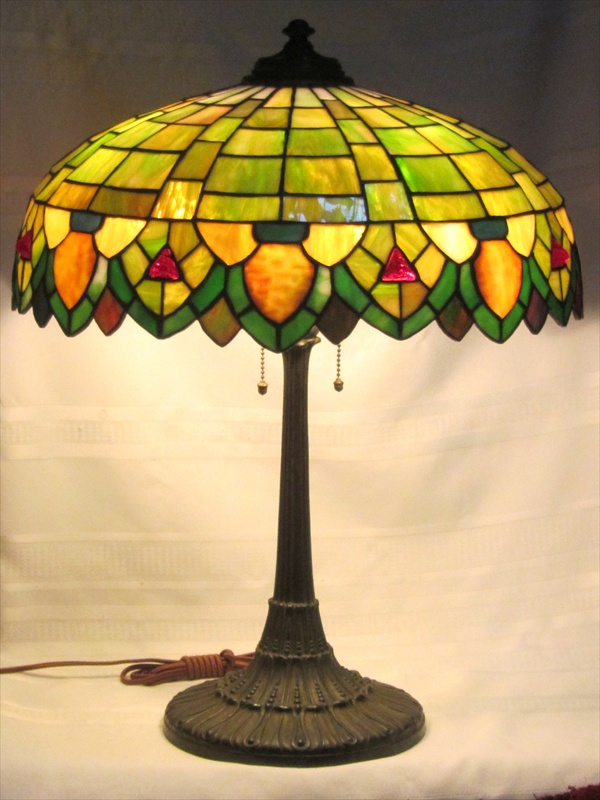 Wilkinson Jewelled Leaded Glass Lamp