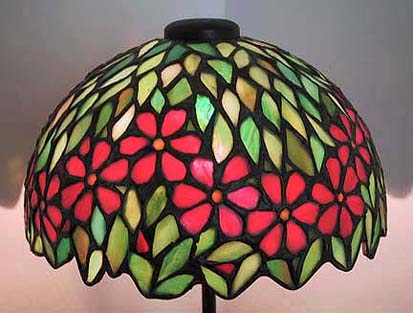 Unique Art Glass and Metal Co, Boudoir Lamp