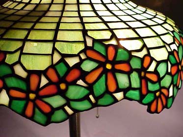 Riviere Leaded Glass Table Lamp