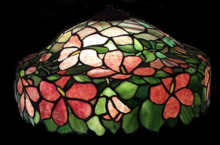 Unique Art Glass and Metal Co, Leaded Lamp