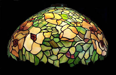 Unique Art Glass and Metal Co, Leaded Lamp