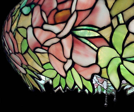 Unique Art Glass and Metal Co, Rose Floor Lamp