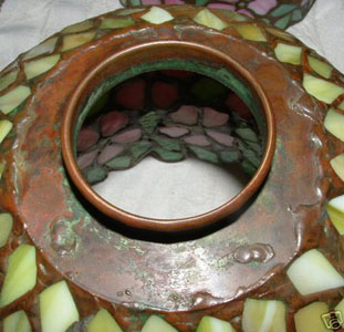 Unique Art Glass & Metal Company Student Lamps
