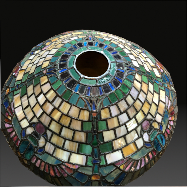Suess Scarab Leaded Lamp