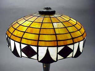 J A Whaley Leaded Lamp