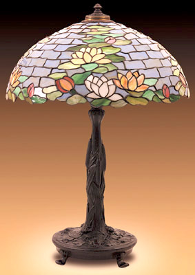 Wilkinson Water Lily Leaded Table Lamp