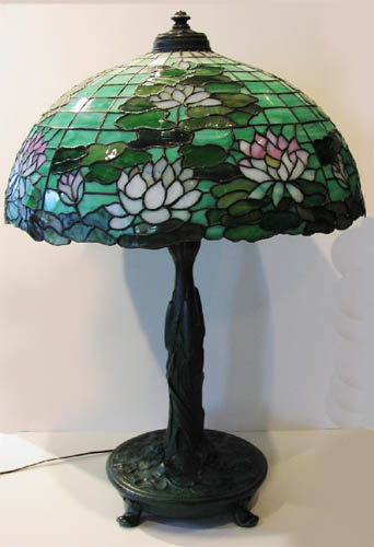 Wilkinson Waterlily Leaded Glass Lamp