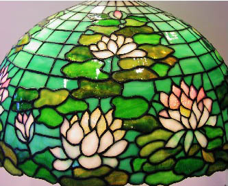 Wilkinson Waterlily Leaded Glass Lamp