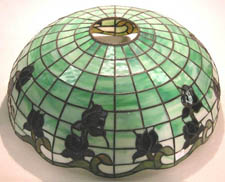 Williamson Floral Leaded Glass Lamp