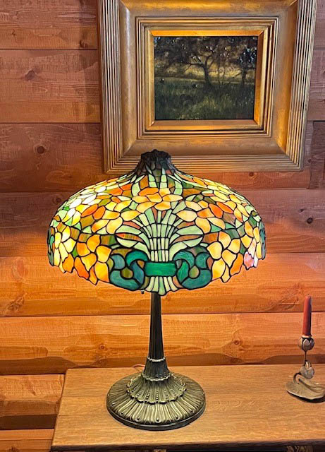 Amboy Works, Floral Bouquet Lamp
