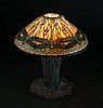 Dragon Fly Table Lamp on Cat Tail Base