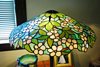 Suess Ornamental Glass Company Floral Table Lamp, 24