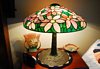 Suess Ornamental Glass Company Floral Table Lamp, 24