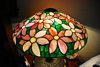 Suess Ornamental Glass Company Floral Table Lamp, 24