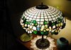 Bigelow & Kennard Floral Border Table Lamp