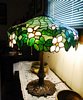 J.A. Whaley Floral Border Table Lamp